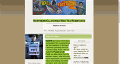 Desktop Screenshot of nowartax.org